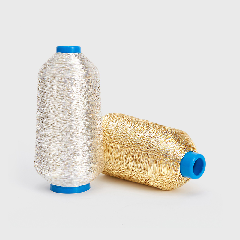 ST TIPO 2000D Cordão metálica de prata pura para tecelagem e bordado